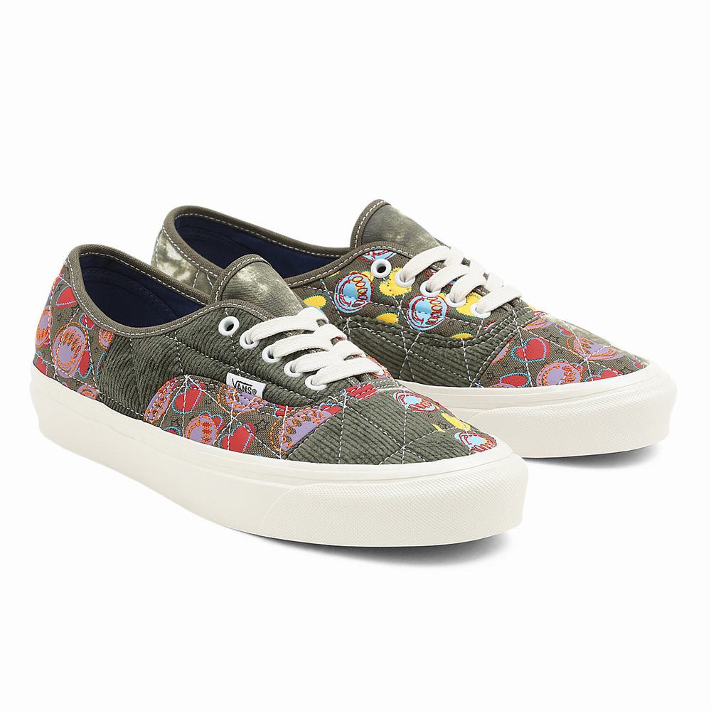 Vans Anaheim Factory Authentic 44 DX Tenisky Damske Zelene/Viacfarebný | WB9405386