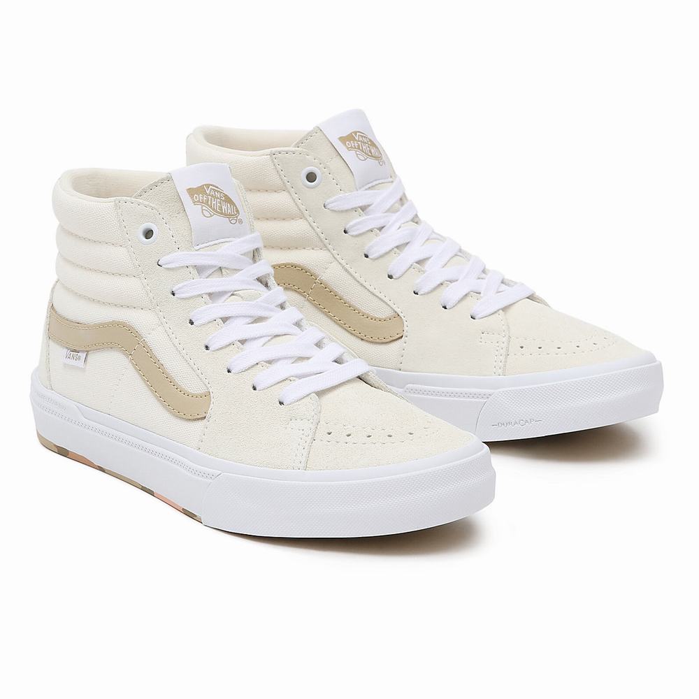 Vans Angie Marino BMX Sk8-Hi Vysoke Tenisky Panske Biele/Béžové | FO1475029