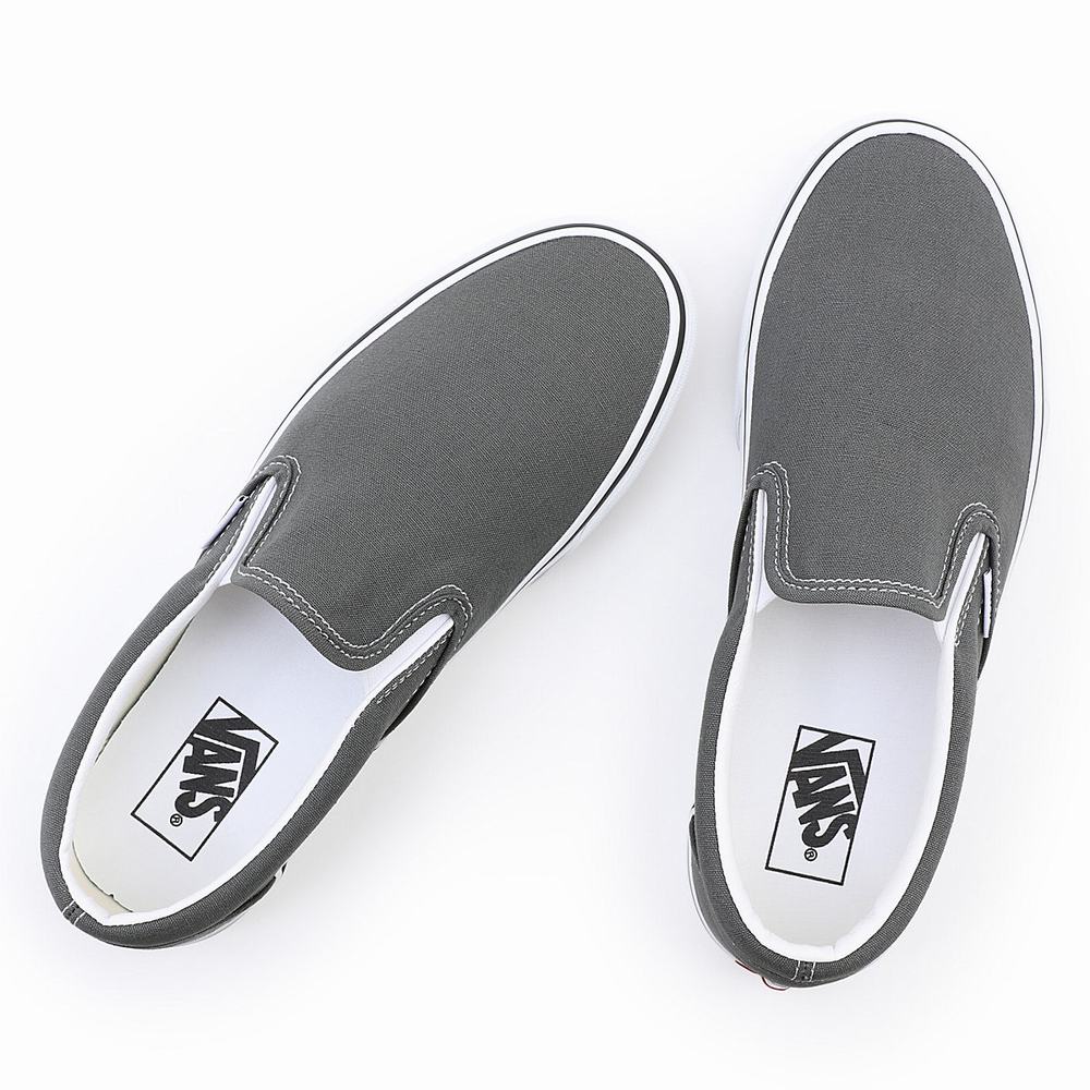 Vans Canvas Classic Slip On Tenisky Panske Siva | DA0768941