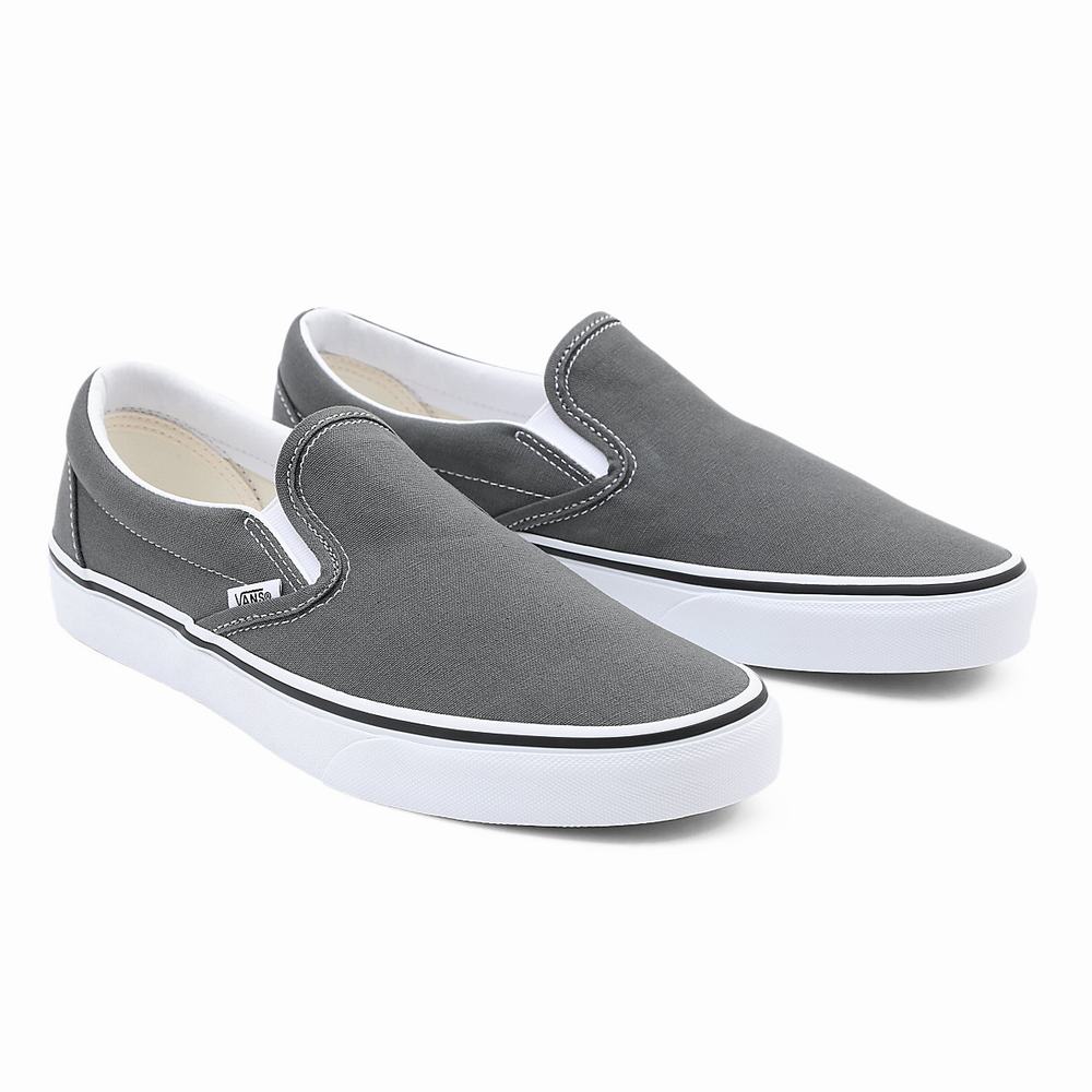 Vans Canvas Classic Slip On Tenisky Panske Siva | DA0768941