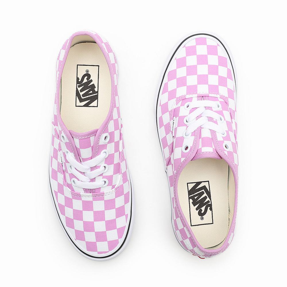 Vans Checkerboard Authentic Tenisky Damske Ruzove | UX6591483