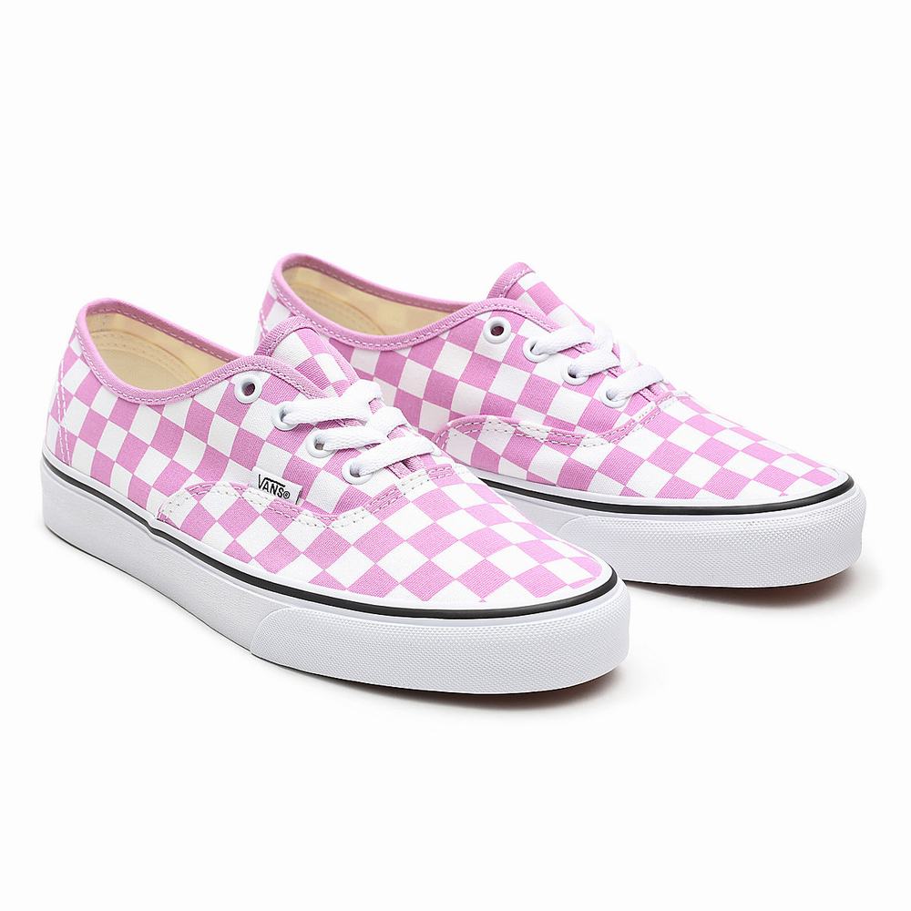 Vans Checkerboard Authentic Tenisky Damske Ruzove | UX6591483