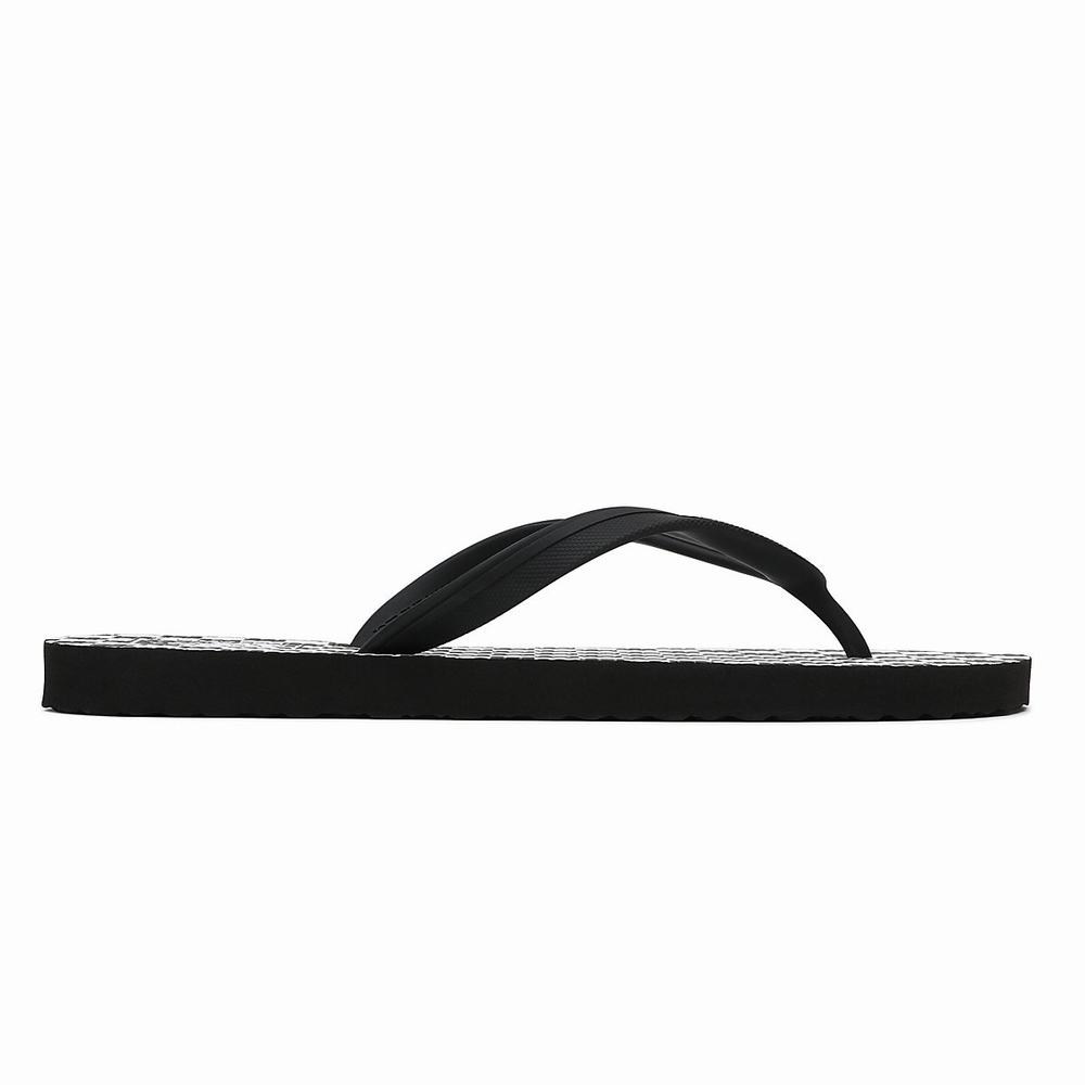 Vans Checkerboard Makena Slapky Panske Čierne/Biele | TG9562840