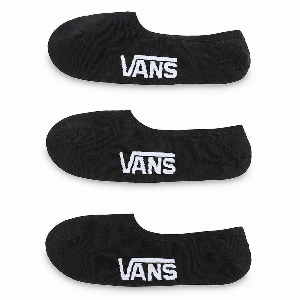 Vans Classic Super No Show (3 pairs) Ponozky Damske Čierne | MD4175893