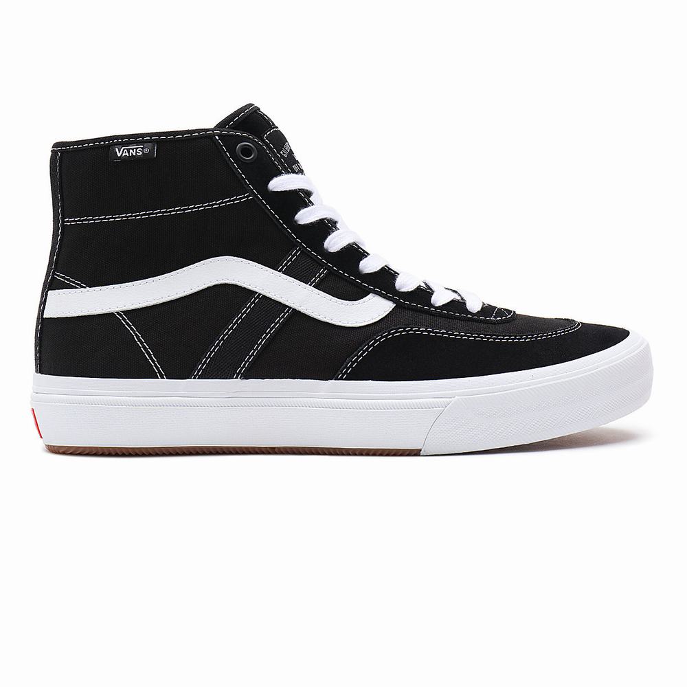 Vans Crockett High Vysoke Tenisky Damske Čierne | LY1547286