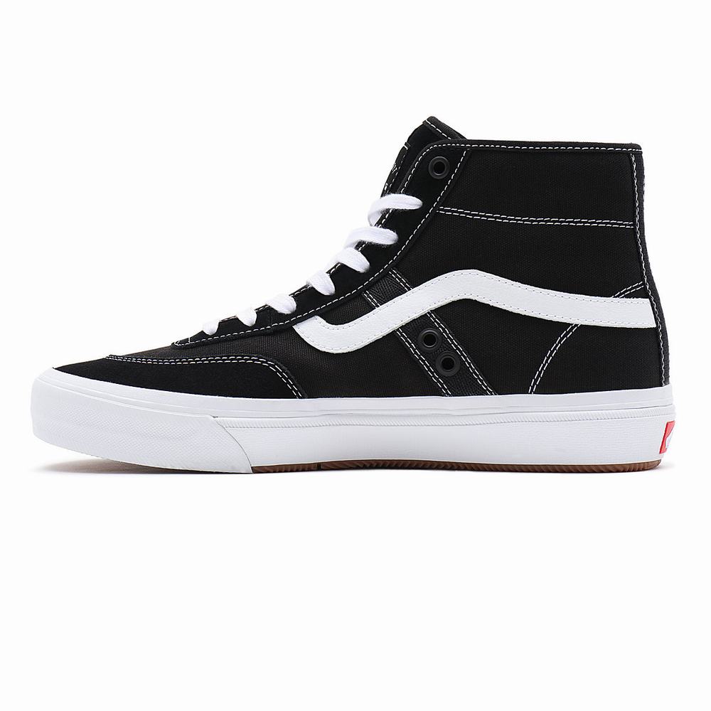 Vans Crockett High Vysoke Tenisky Damske Čierne | LY1547286
