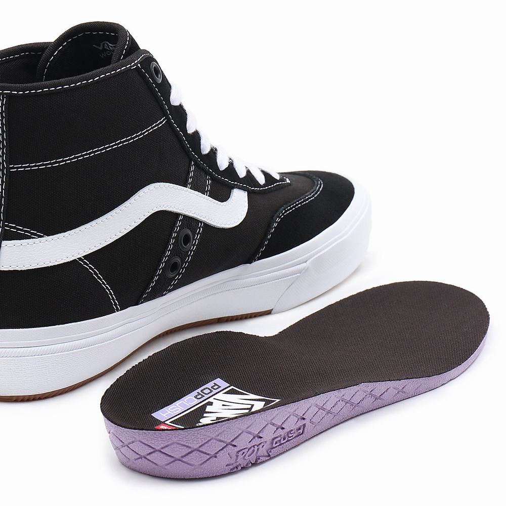 Vans Crockett High Vysoke Tenisky Damske Čierne | LY1547286