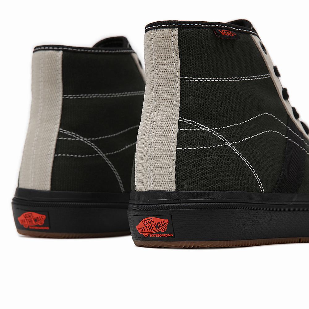 Vans Crockett High Vysoke Tenisky Panske Zelene | OR6981035