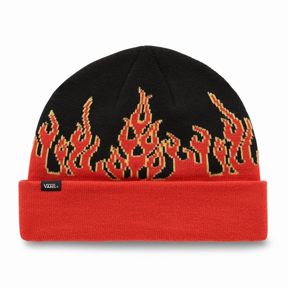 Vans Digi Flames Ciapky Panske Čierne | FQ5639748