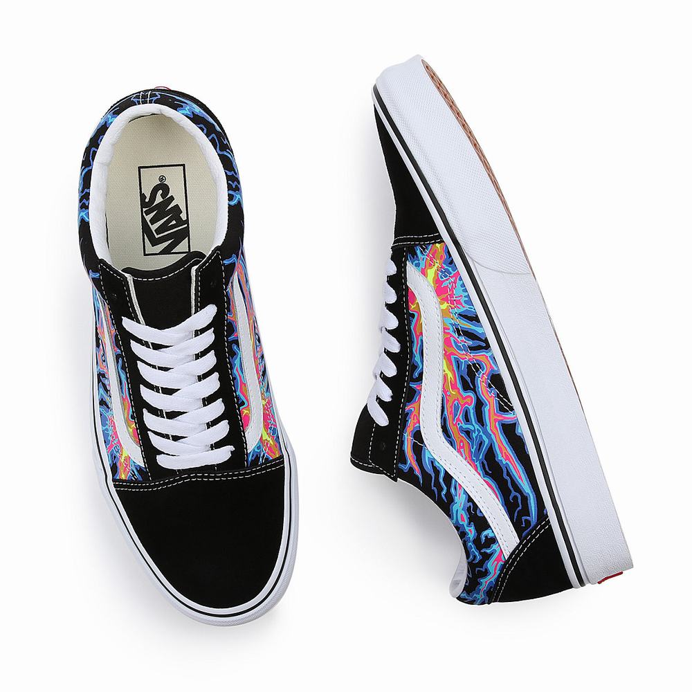Vans Electric Flame Old Skool Tenisky Panske Čierne/Viacfarebný | BZ3296547