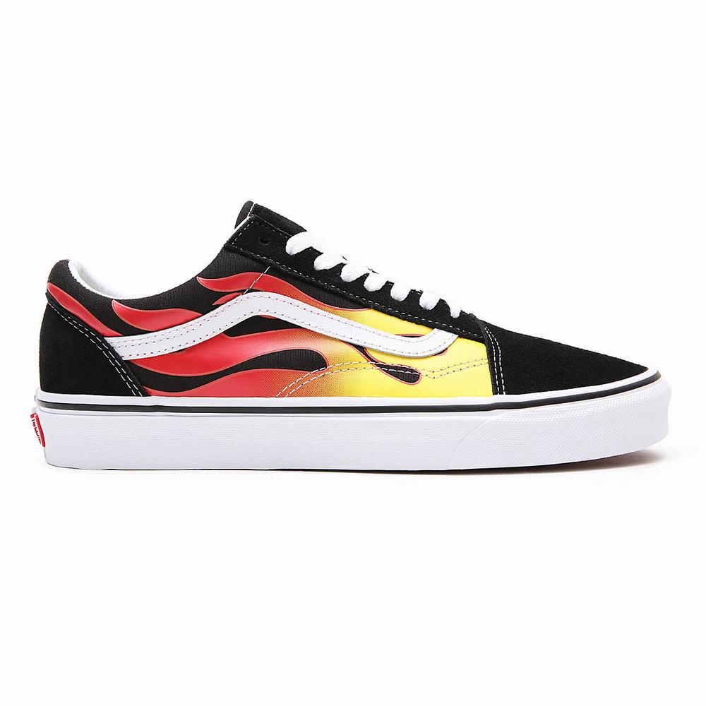 Vans Flame Old Skool Tenisky Panske Čierne | XD4768125