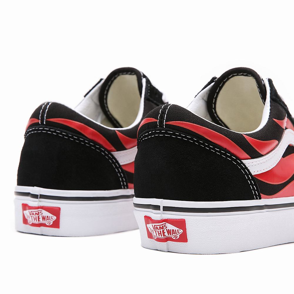 Vans Flame Old Skool Tenisky Panske Čierne | XD4768125
