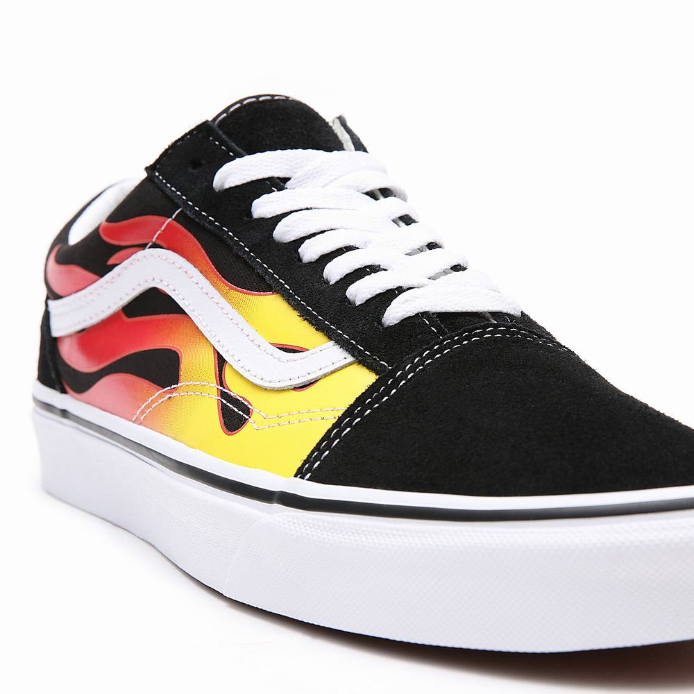 Vans Flame Old Skool Tenisky Panske Čierne | XD4768125