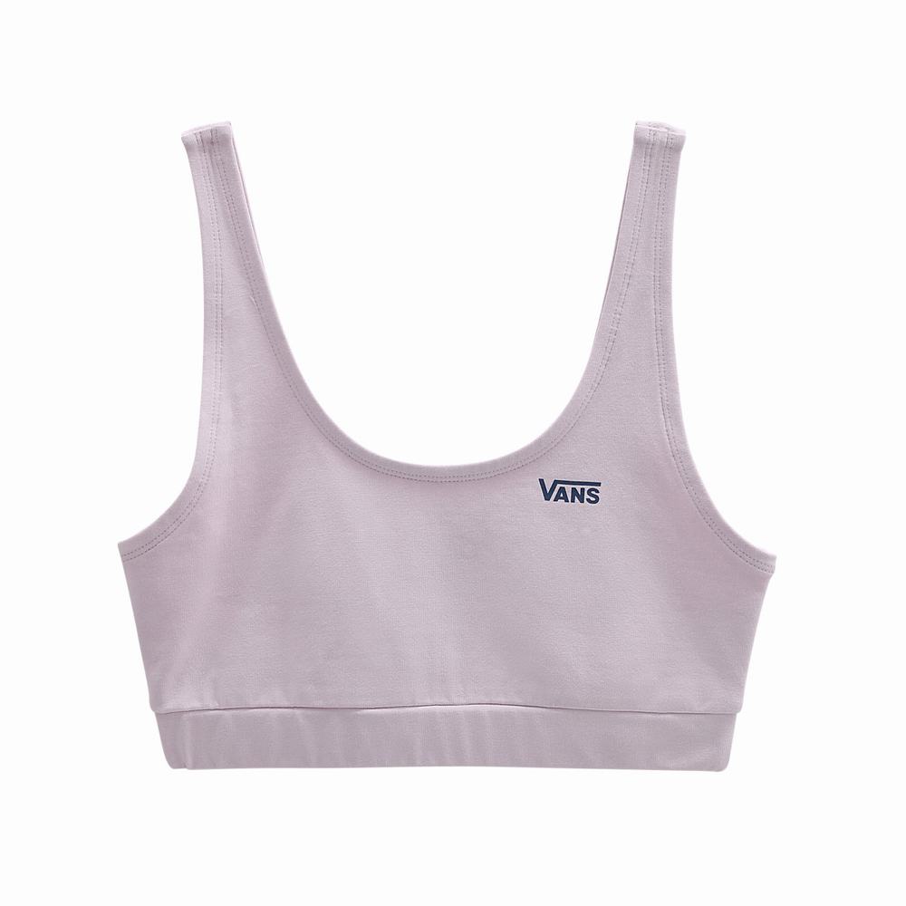 Vans Flying V Bralette Tricko Damske Ruzove | HQ5397264