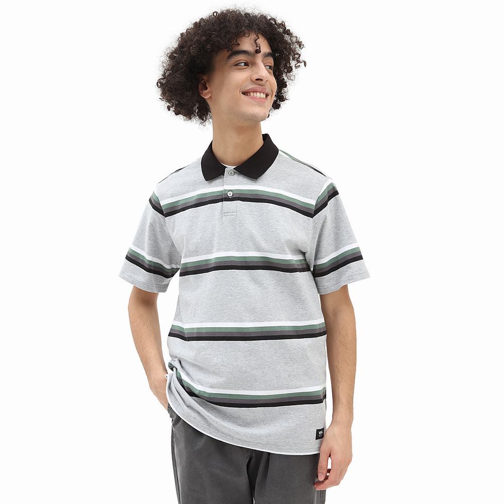 Vans Forest Polo Kosele Panske Siva | LO3569124