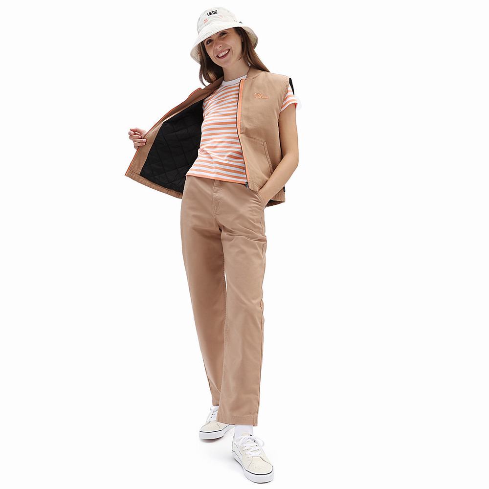 Vans Lizzie Armanto Vesty Damske Béžové | JF1769802