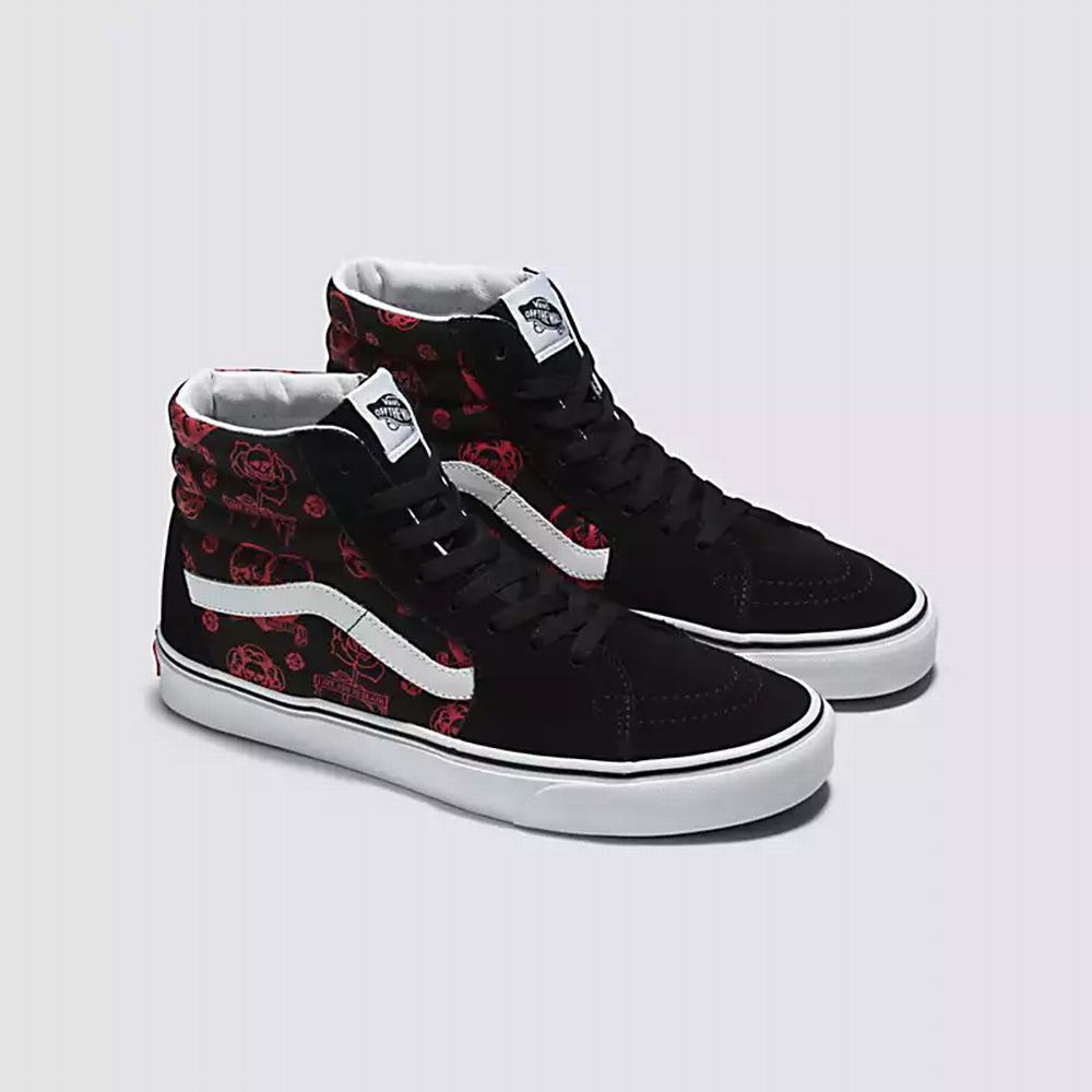 Vans Love You To Death Sk8-Hi Vysoke Tenisky Damske Čierne/Biele | KL1439826