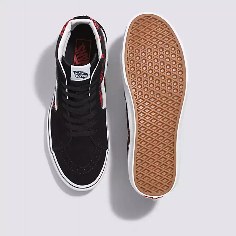 Vans Love You To Death Sk8-Hi Vysoke Tenisky Damske Čierne/Biele | KL1439826