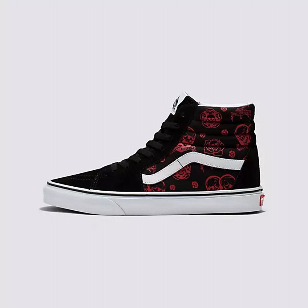 Vans Love You To Death Sk8-Hi Vysoke Tenisky Damske Čierne/Biele | KL1439826