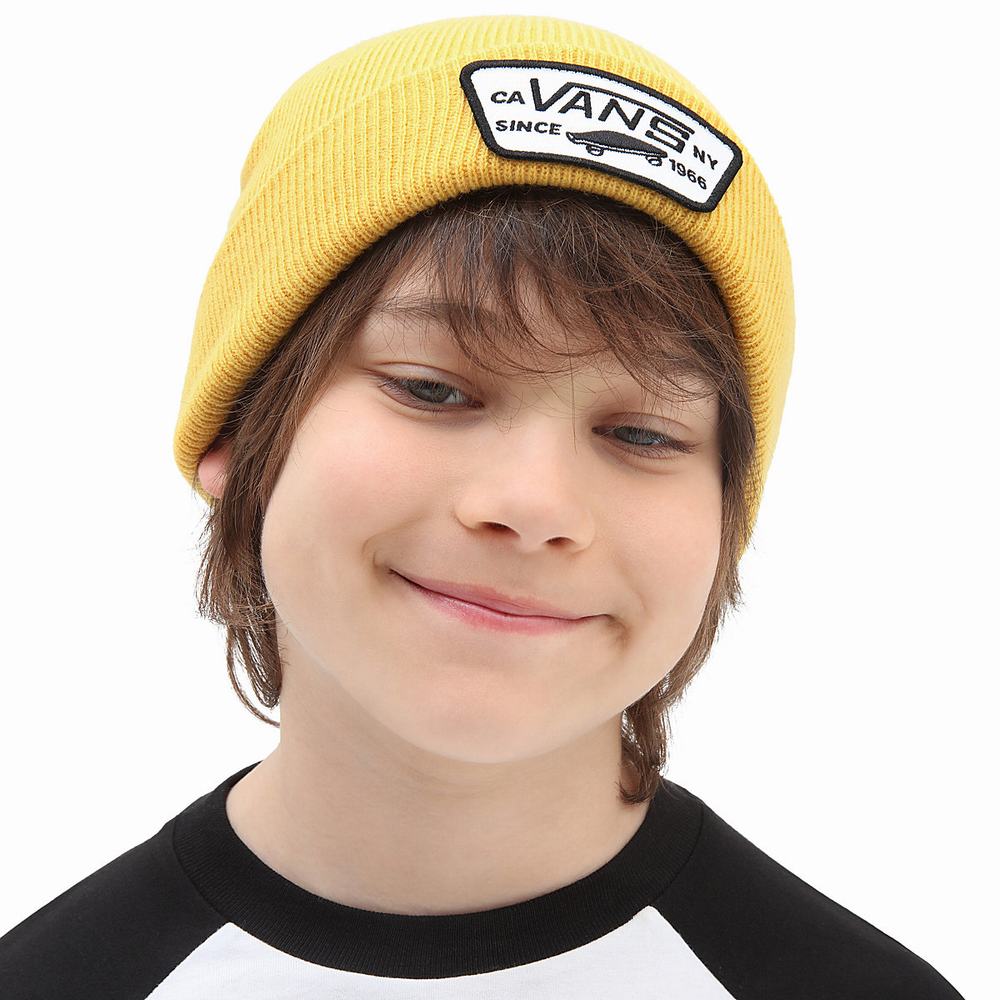 Vans Milford Ciapky Detske Žlté | ED7086125