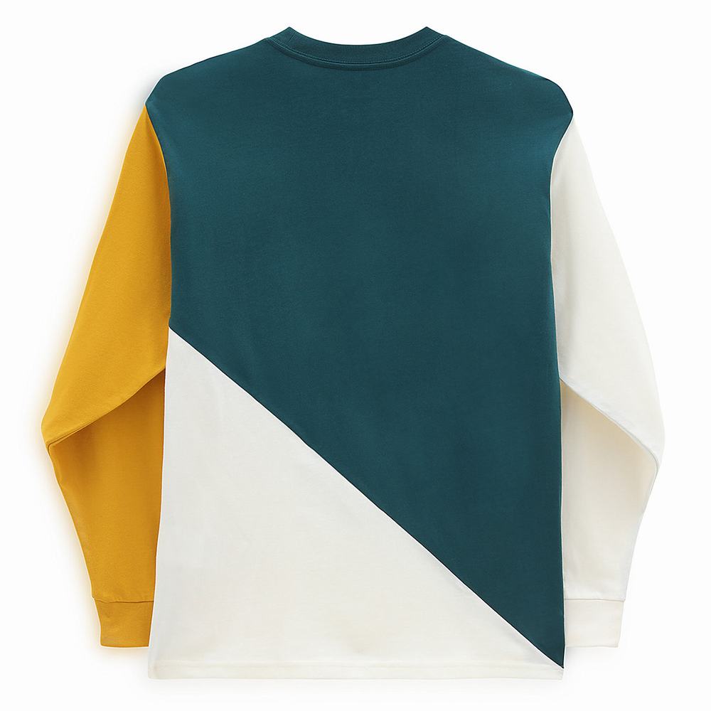 Vans Offset Long Sleeve Tricko Panske Modre | XD8074925