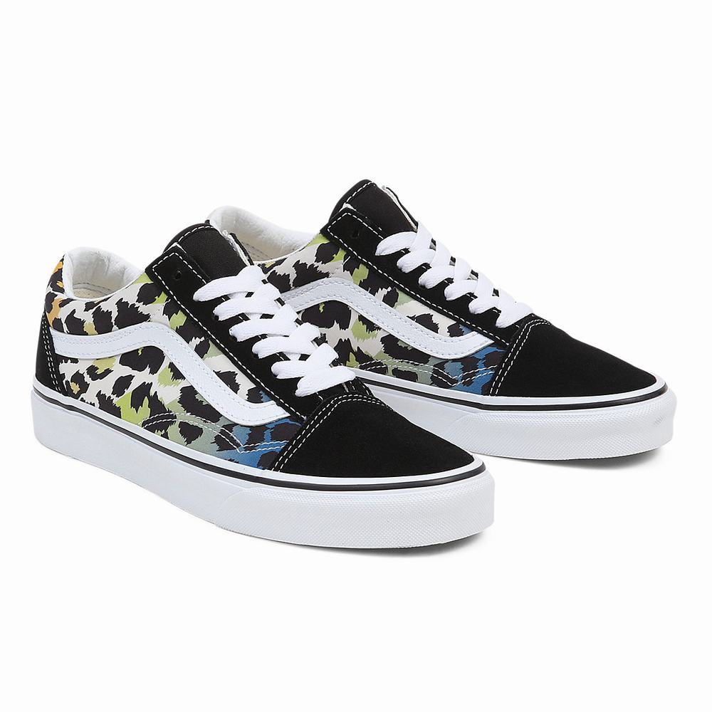 Vans Old Skool Tenisky Damske Čierne/Viacfarebný | AZ1875690