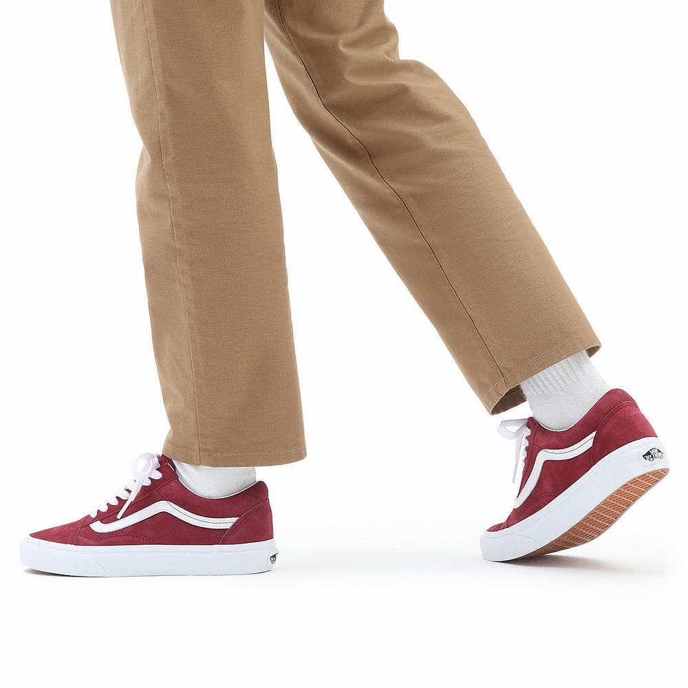 Vans Old Skool Tenisky Panske Červené | QL4251789