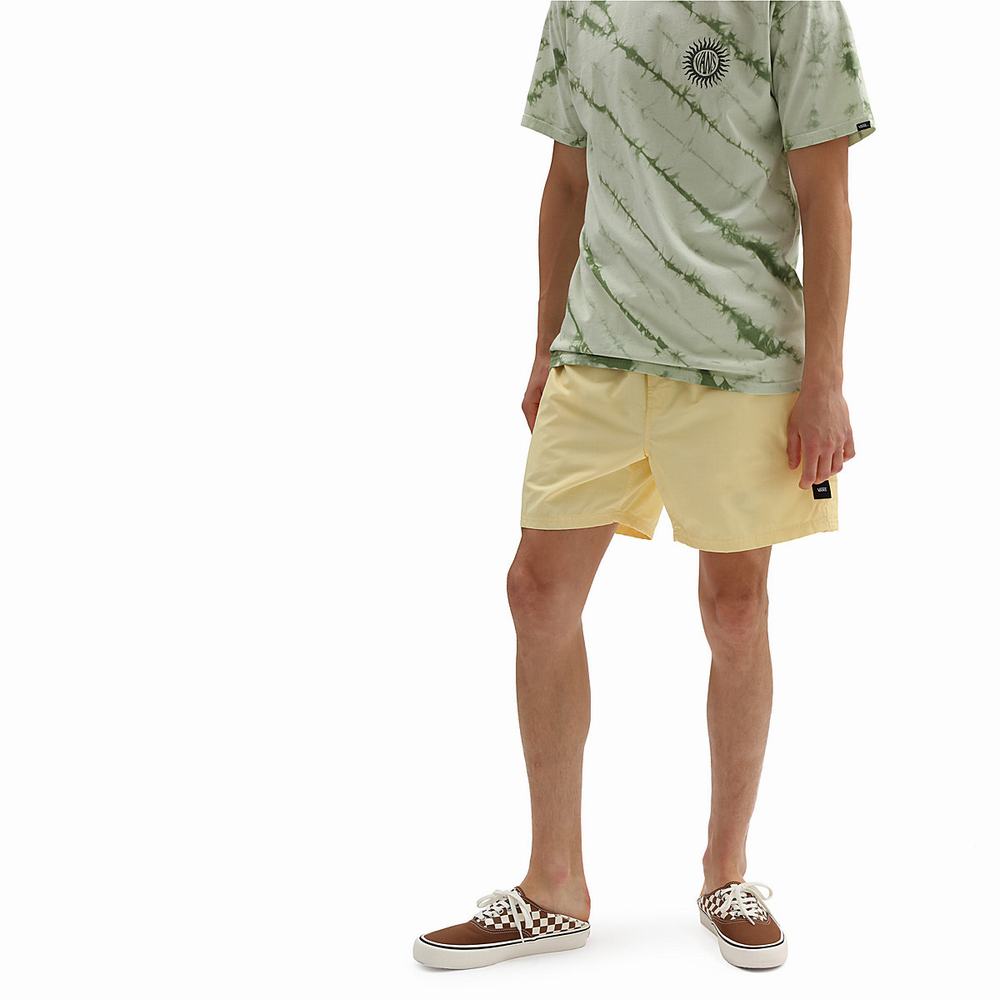 Vans Primary Volley II Boardshortky Panske Žlté | KH7523498