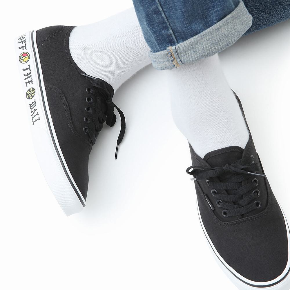 Vans Sidewall Authentic Tenisky Damske Čierne | DW5347186