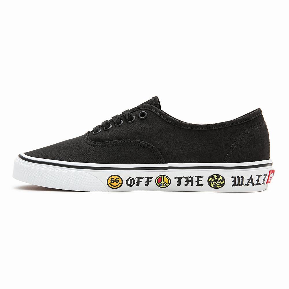 Vans Sidewall Authentic Tenisky Damske Čierne | DW5347186