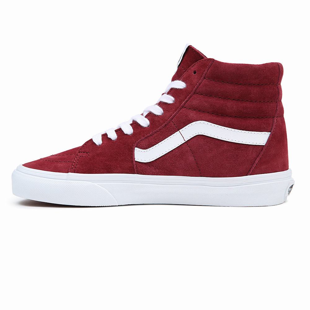 Vans Sk8-Hi Vysoke Tenisky Damske Červené | QM9812640