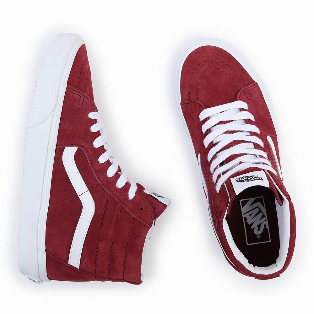 Vans Sk8-Hi Vysoke Tenisky Panske Červené | ZT0475683
