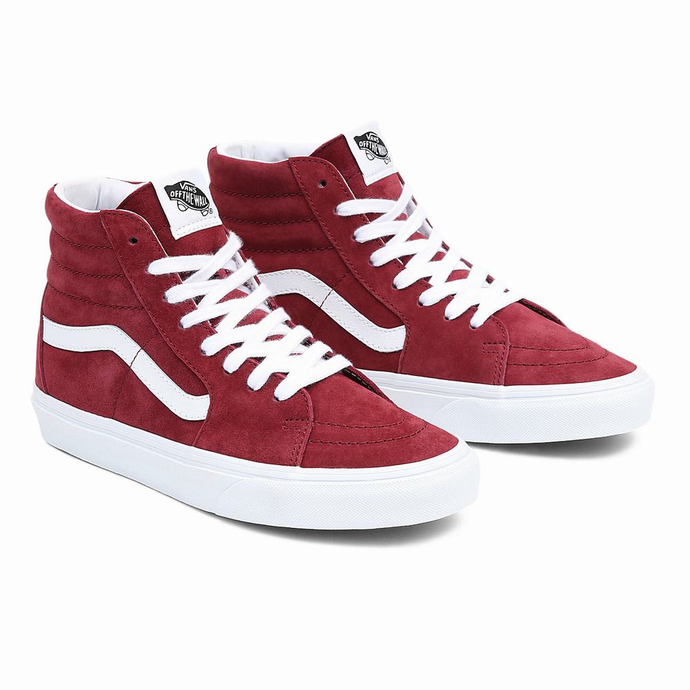 Vans Sk8-Hi Vysoke Tenisky Panske Červené | ZT0475683