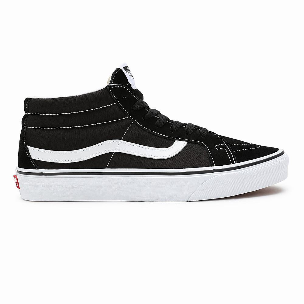 Vans Sk8-Mid Reissue Vysoke Tenisky Panske Čierne | WM5724893