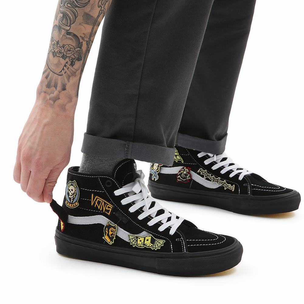 Vans Skate Sk8-Hi Decon Vysoke Tenisky Damske Siva | UA4016789