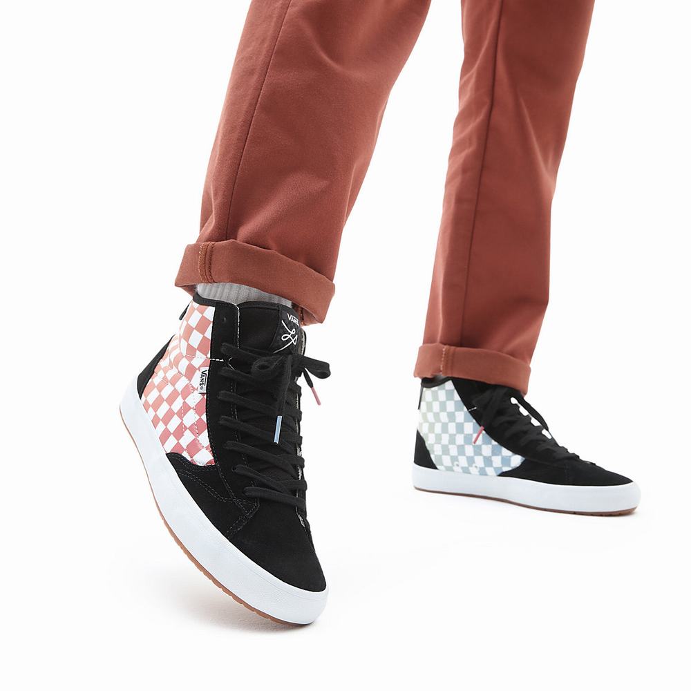 Vans The Lizzie Vysoke Tenisky Panske Čierne/Viacfarebný | AZ9304521
