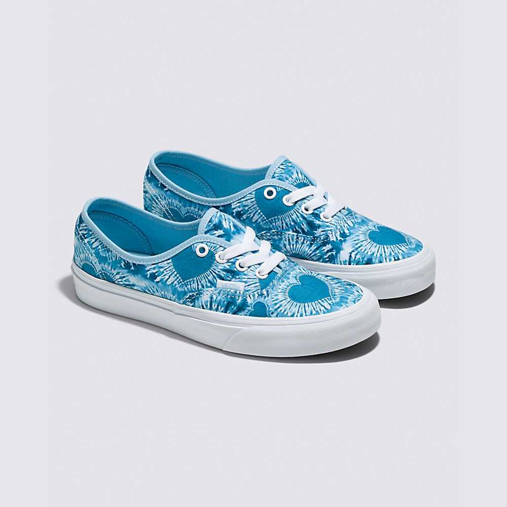 Vans Tie-dye Hearts Authentic Tenisky Panske Svetlo Modre/Biele | JT4761250