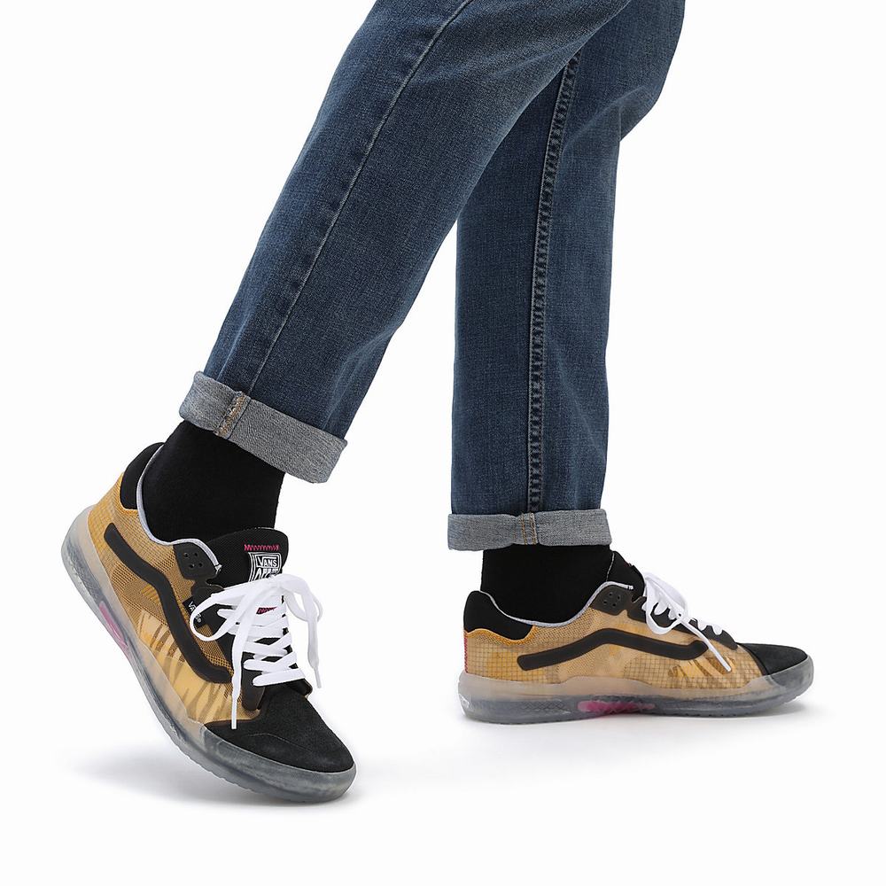 Vans Transparent EVDNT RW UltimateWaffle Tenisky Damske Čierne/Žlté | XQ2319780