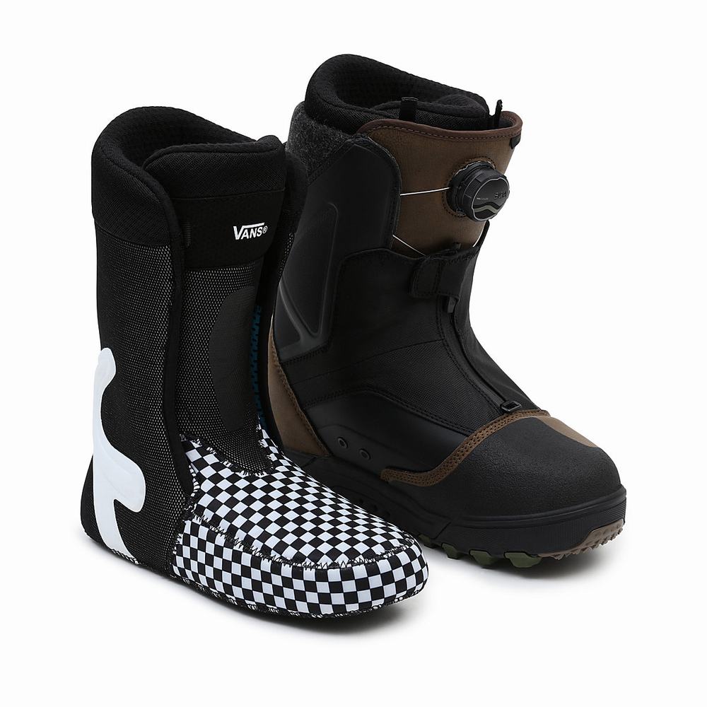 Vans Verse Topanky Na Snowboard Panske Čierne/Hnede | XR8326704