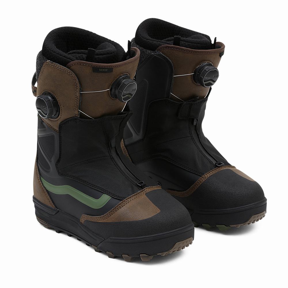 Vans Verse Topanky Na Snowboard Panske Čierne/Hnede | XR8326704