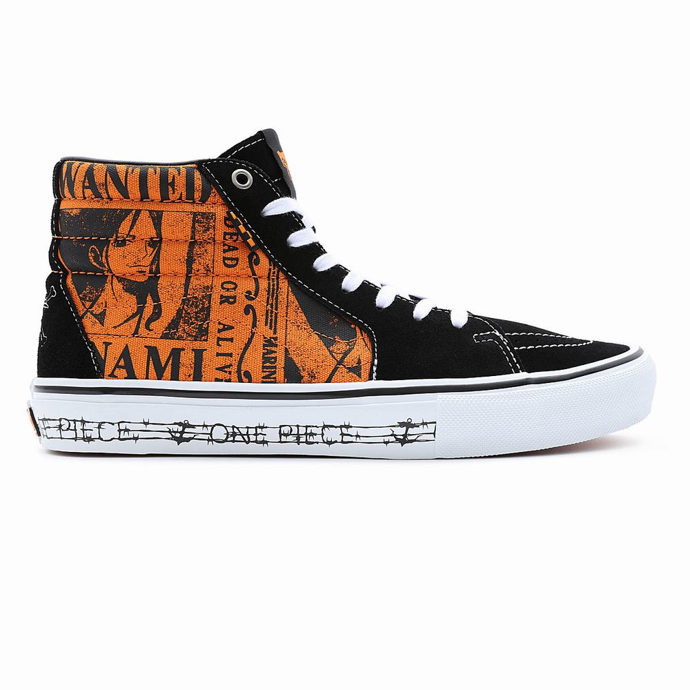 Vans x One Piece Skate Sk8-Hi Vysoke Tenisky Panske Oranžové | BJ3416725