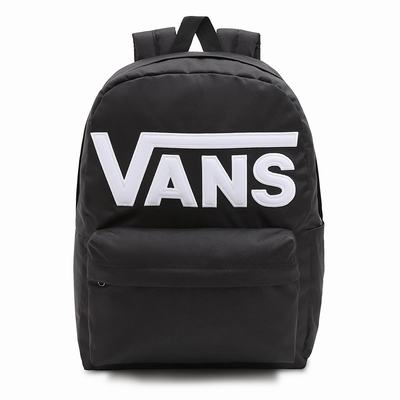 Vans Old Skool Drop V Batohy Damske Čierne/Biele | CQ0142875